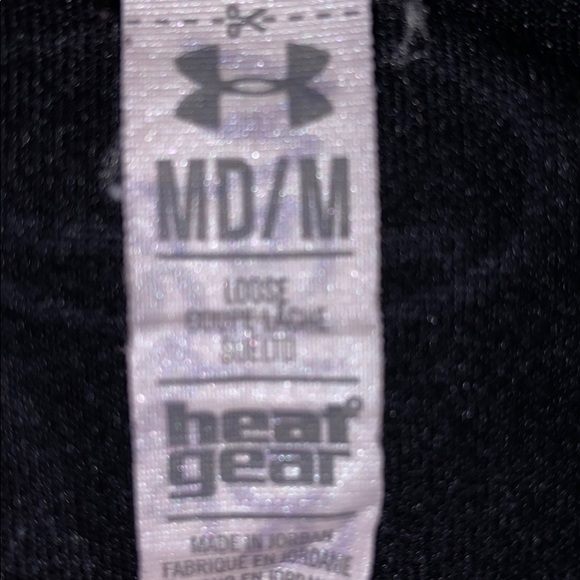 Under Armour Black Athletic V-neck, Medium - Picture 2 of 4